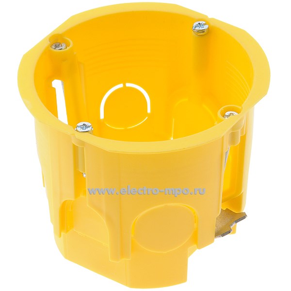 К1010. Коробка IMT35151 установочная ГСК 1 пост Dвнеш=71мм H=60мм метал. лапки с винтами (Systeme)