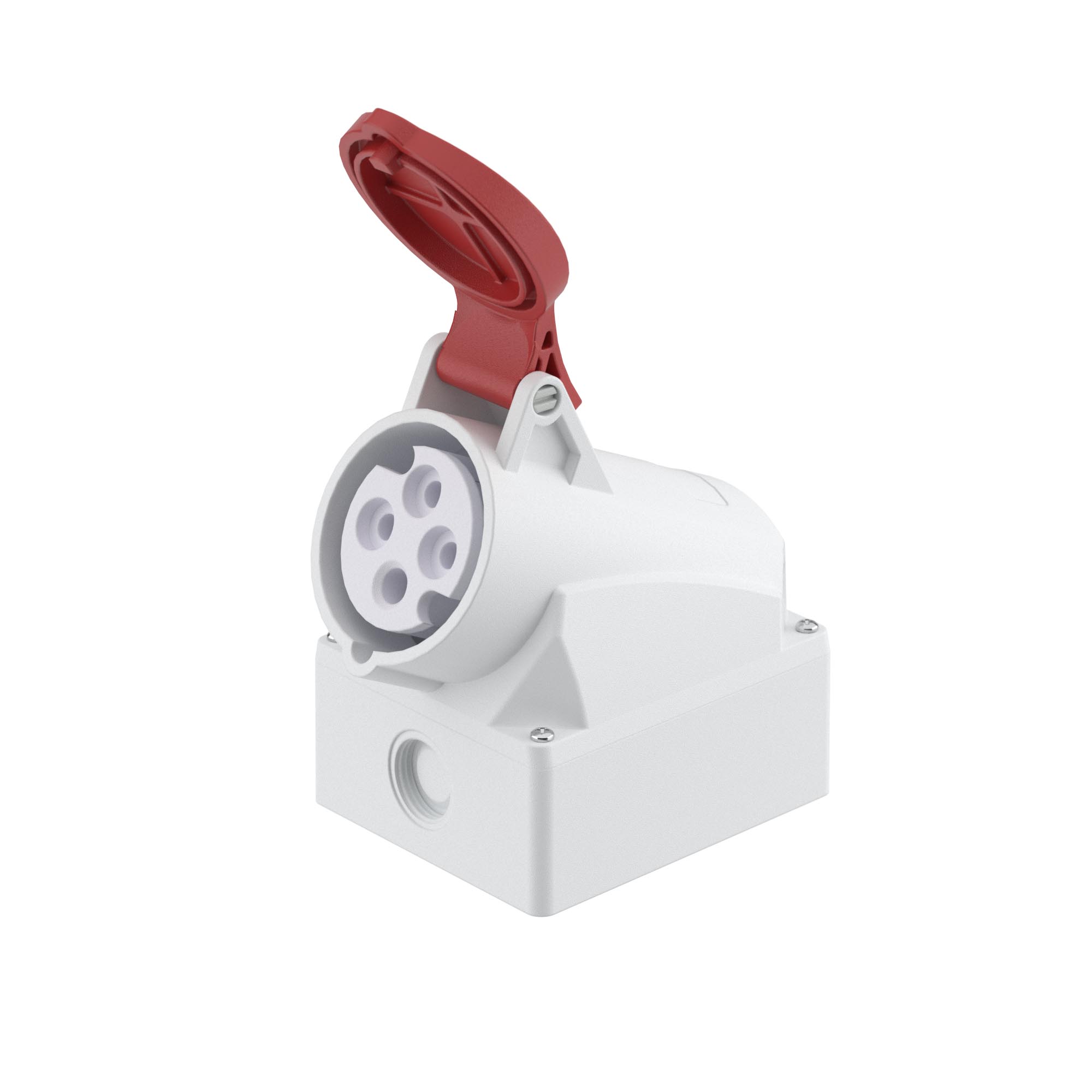 Р57. Розетка DIS5131656 настенная WS IP44 16A 3P+E 400В (ДКС)