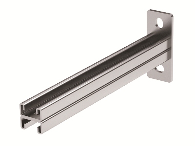 М98. Консоль BBD2130HDZ двойная, 41х21 мм, осн.300 мм, горячеоцинкованная (ДКС)