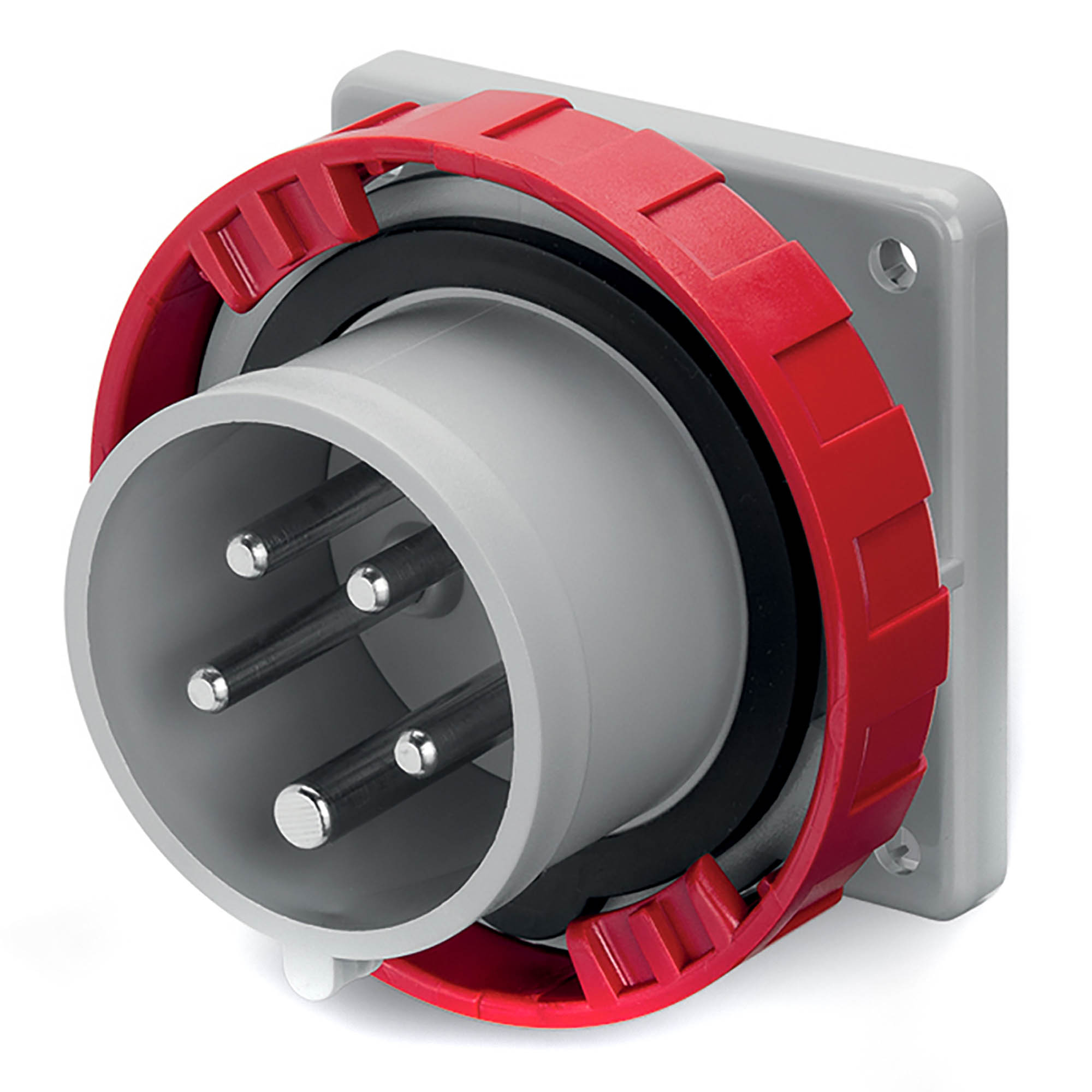 Р57. Вилка DIS2481697 панельная PSP IP67 16А 3P+E+N 400В (ДКС)