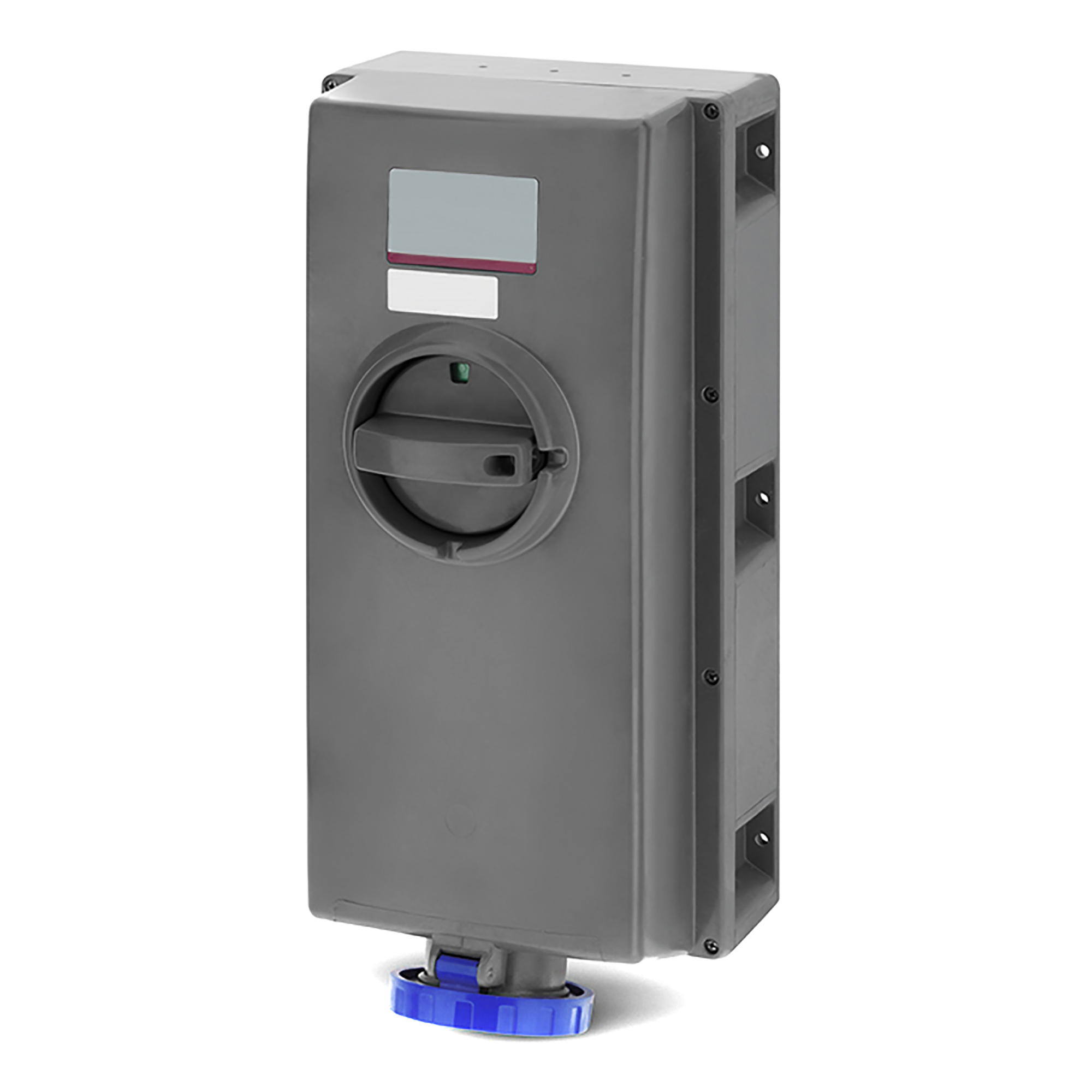 Р57. Розетка DIS50312583RM настенная с мех-ой блокировкой, автоматическим выключателем, реле  (ДКС)