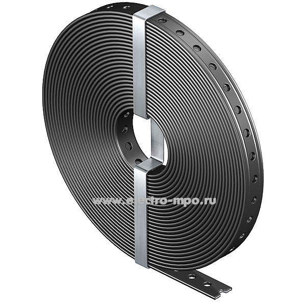 Г75. Лента 1473360 5055 L PE III 28 перфорир. в ПВХ оболочке 28х3,7мм в рулоне 10м оцинков. (OBO Betterm