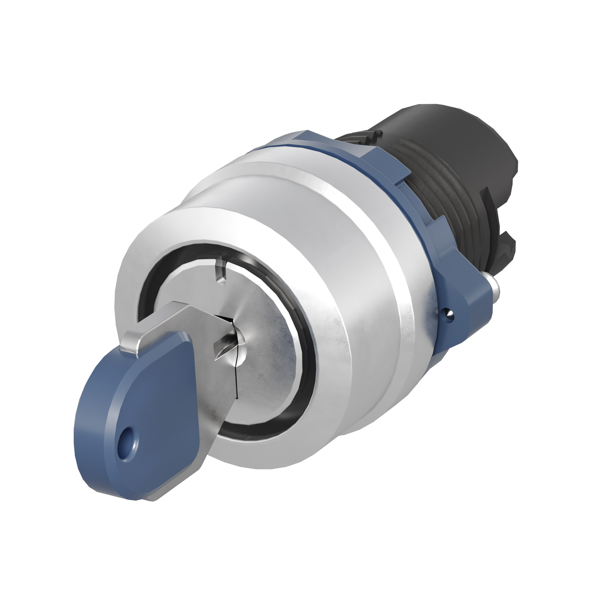 А56. Головка M22S-KM3A переключателя с ключом на 3 положения с возвратом стандартнаяручка,  (ДКС)