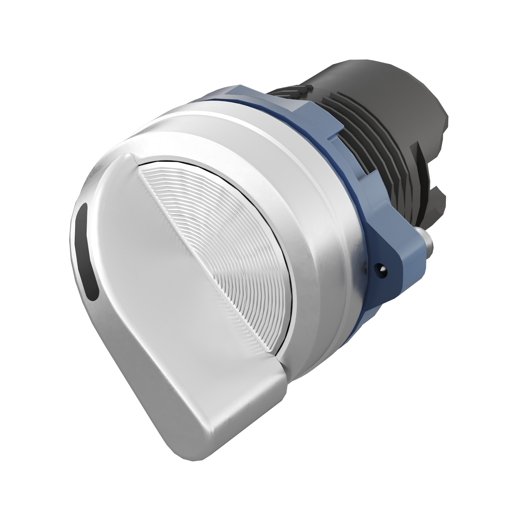 А56. Головка M22S-M2A переключателя на 2 положения с возвратом стандартная ручка,алюминий (ДКС)