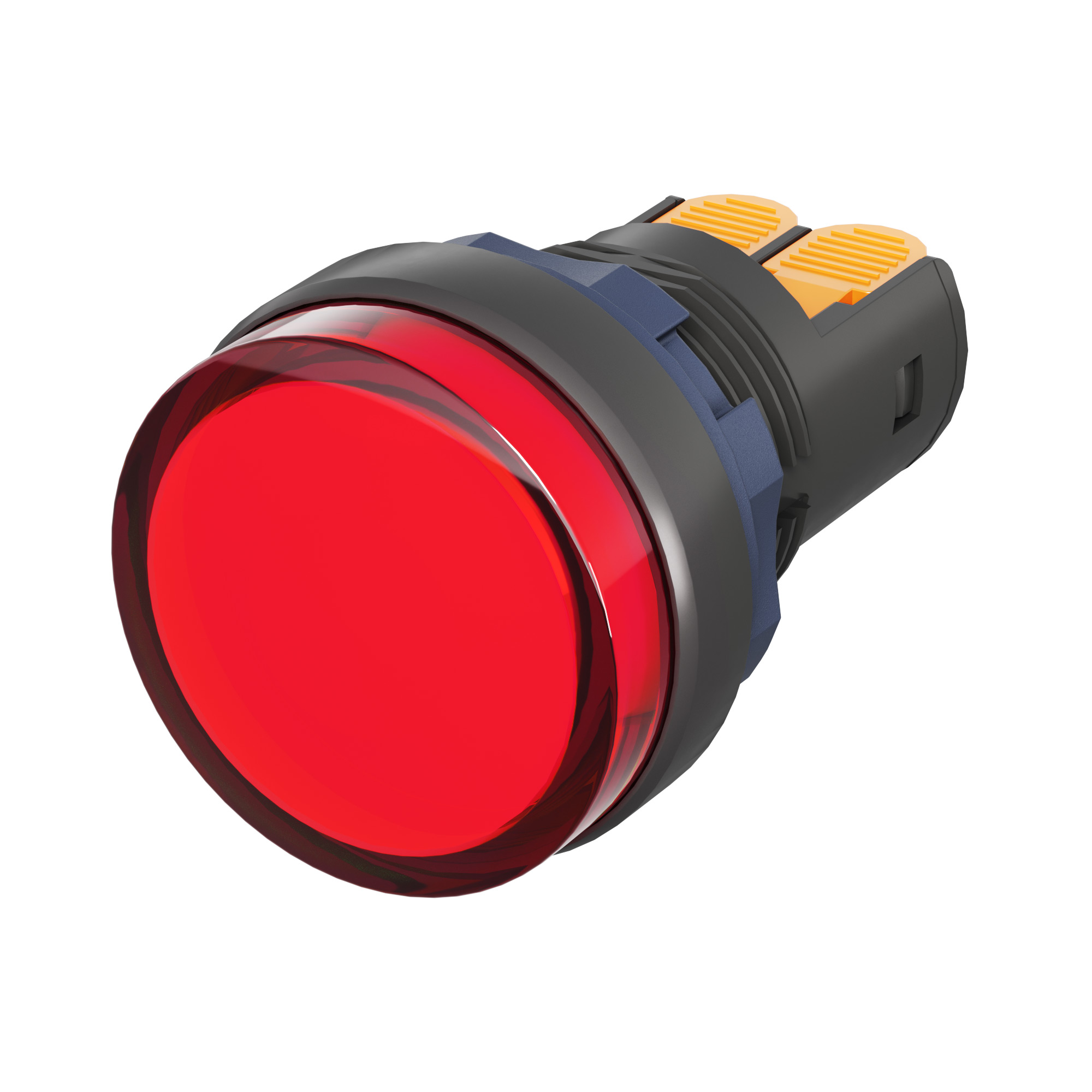 А56. Сигнальный M22L-F24RPP индикатор со встроенным диодом 24В, красный, зажим Plug-In (ДКС)