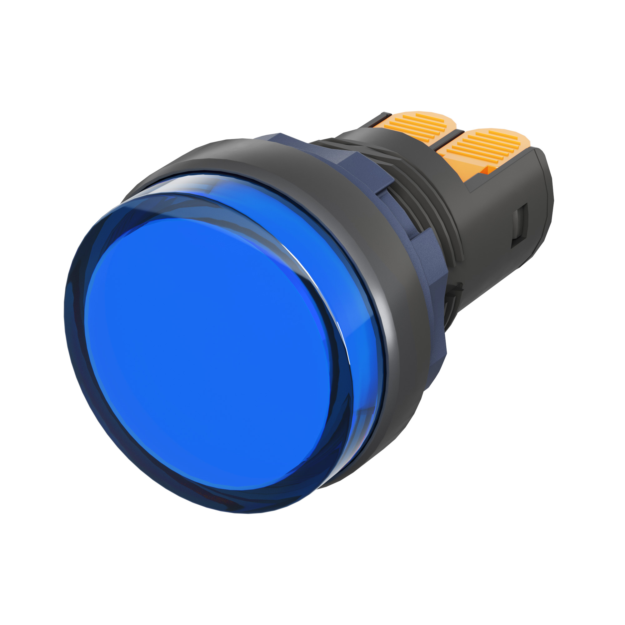 А56. Сигнальный M22L-F24BPP индикатор со встроенным диодом 24В, синий, зажим Plug-In (ДКС)