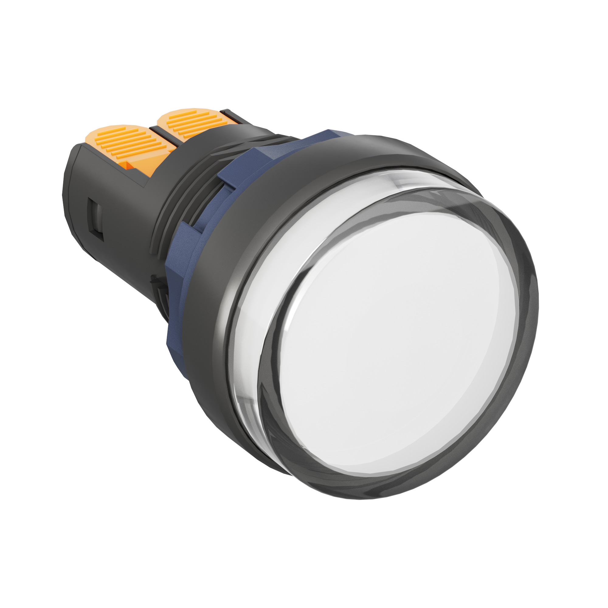 А56. Сигнальный M22L-F220WPP индикатор со встроенным диодом 220В, белый, зажим Plug-In (ДКС)