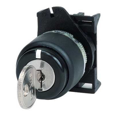 А56. Головка ASKRB8DON переключателя с ключом на 2 положения с фиксацией, блокировка в положении  (ДКС)