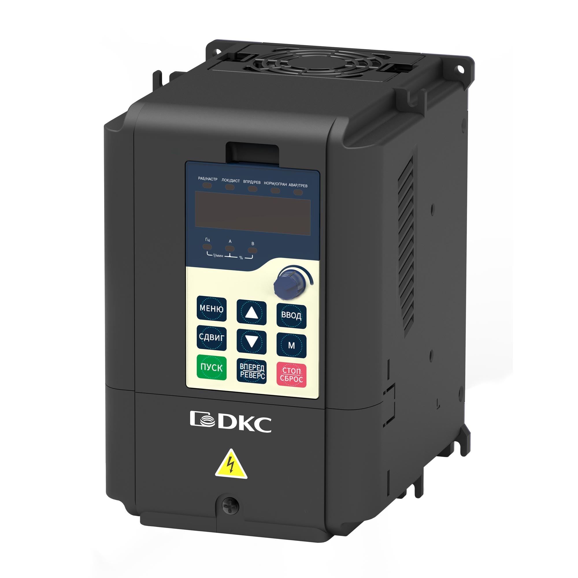 Э09. Преобразователь V2000-S01P5G частоты, 1ф. питание 220В, выходная мощность 1,5 кВт,  (ДКС)