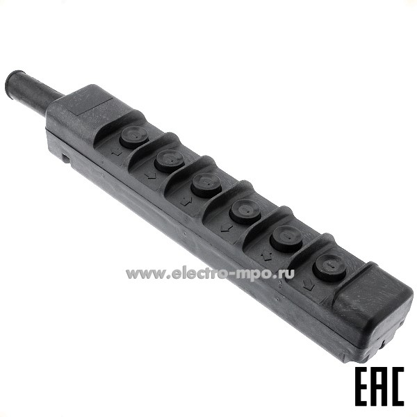 А5026. Пост тельферный ПКТ-60 6,3А 6 постов IP30 с ключом-блокировкой (Электротехник Москва)