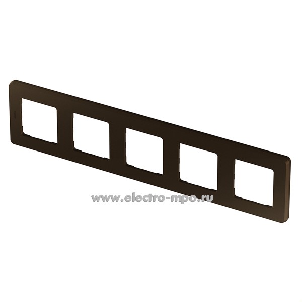 Ю5895. Рамка-5 Inspiria 673979 бронза (Legrand/Daccord)
