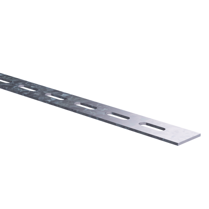М24. Полоса BMA1312HDZ перфорированная 30x1000 мм, 2,5 мм горячеоцинкованная (ДКС)