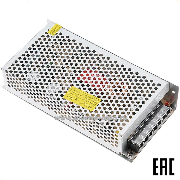 С1122. Блок питания D2L200ESB к светодиодной ленте 220В/24В пост. тока 200Вт IP20 (Ecola)