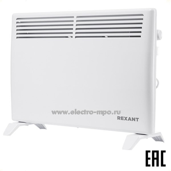 Б87. Электроконвектор 60-0119 механический термостат 1,5кВт СТИЧ-нагревательный элемент (Rexant)