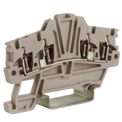 К23. HMM.1/2+2(Ex)i, ZHI420 проходной зажим 1,5 кв.мм синий 2 ввод/2 вывода (ДКС)