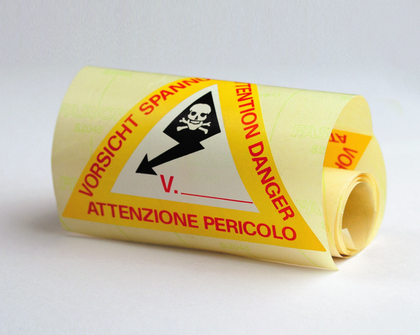 К23. Предупреждающая ZTA002 табличка 120мм (ДКС)