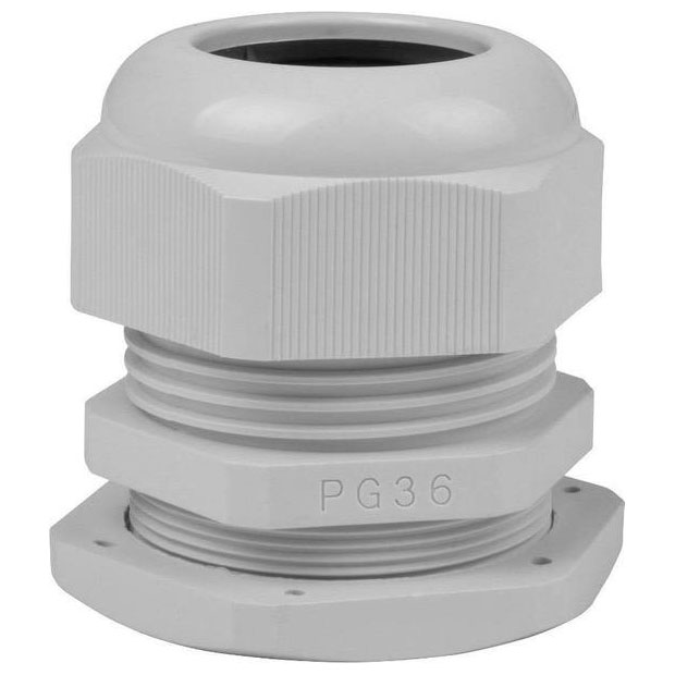 Б26. Сальник резьбовой дюймовый PG36 IP68 для кабеля диам. 30-34мм 00937 без гайки (ABB)