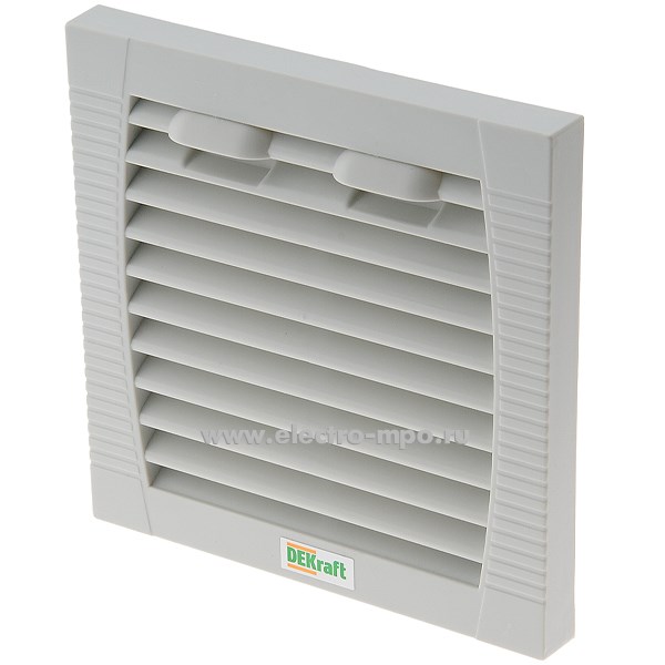 Б3621. Решетка СВ-301-Р-120 с фильтром пластмассовая 35010DEK 120х120мм (Dekraft)