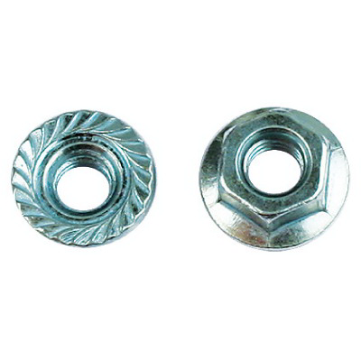 М93. Гайка CM101200HDZ с насечкой, препятствующей откручиванию М12, горячеоцинкованная (ДКС)