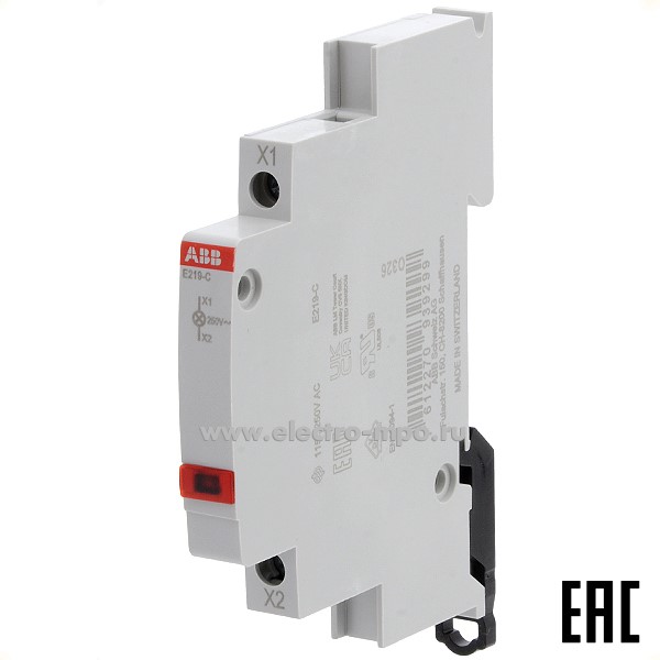 А5232. Модульный индикатор E219-C красный 250В 2CCA703401R0001 (АВВ)