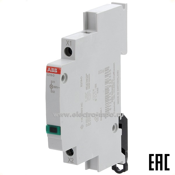 А5233. Модульный индикатор E219-D зеленый 250В 2CCA703402R0001 (АВВ)