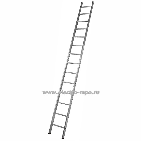 В6036. Лестница 5114 профессионал. универсал. алюм. 1 секция L=3,93м (Алюмет Россия)