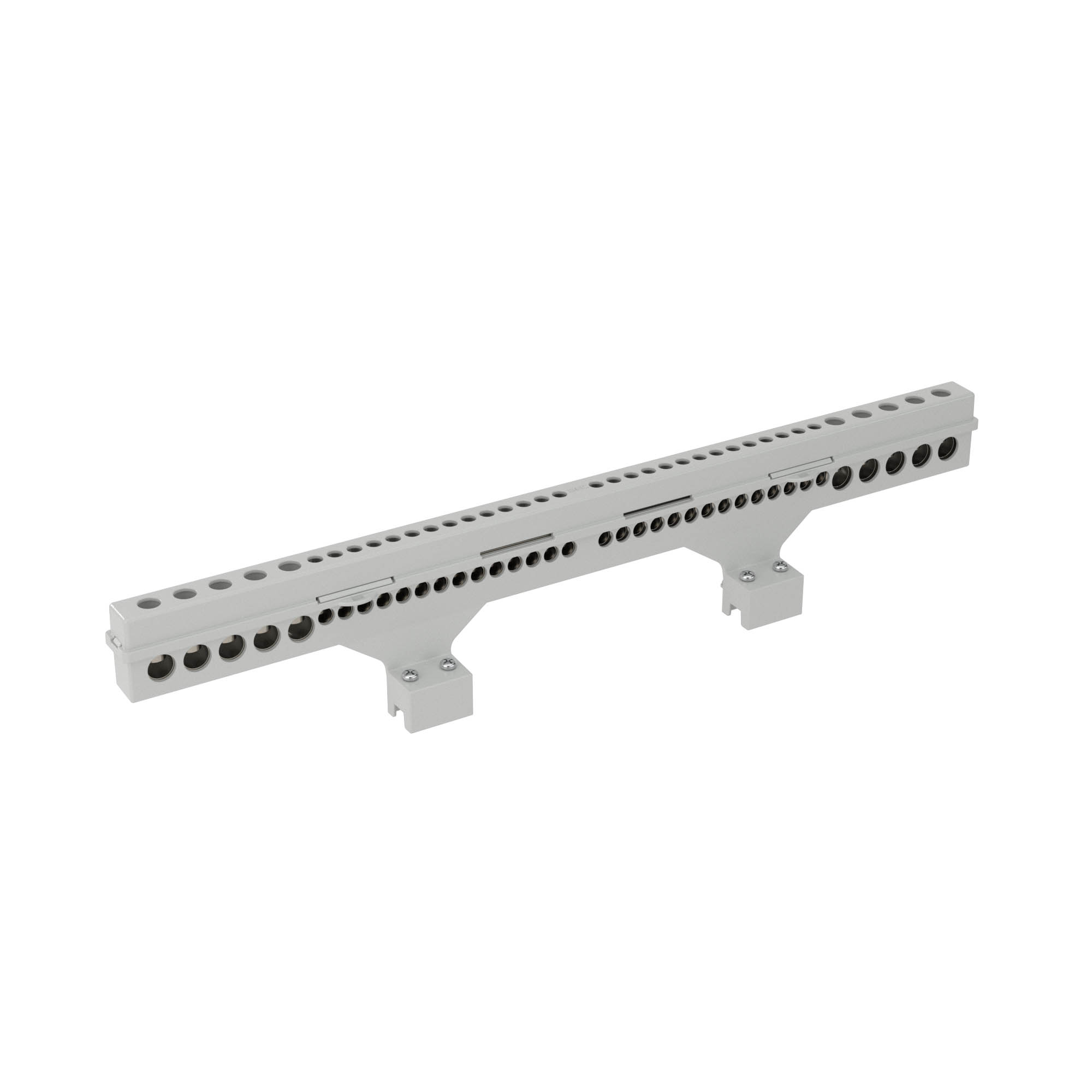 Е10. Усиленный 87318 клеммный блок (2х18мод.) в комплекте с крепежом (ДКС)