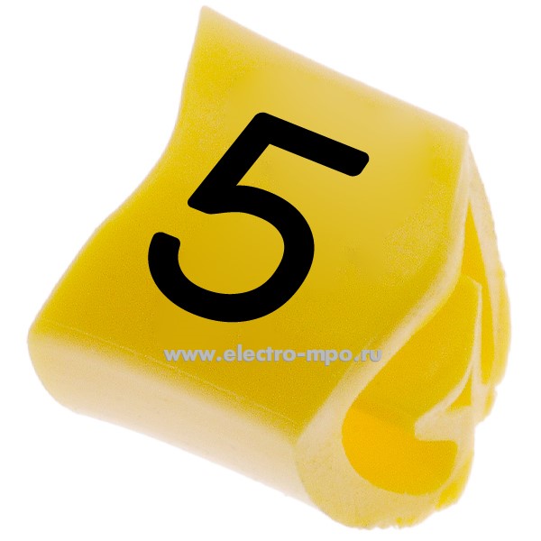 М35. Маркер PA-02003BV40.5 символ "5" 0,2-1,5 мм2 (Partex)