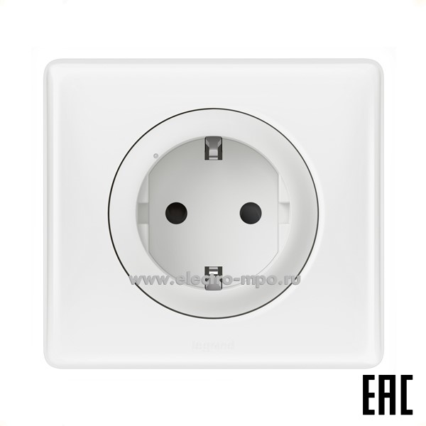 Ю8480. Розетка Netatmo 064830 Celiane с дистанционным управлением с/п белая (Legrand)