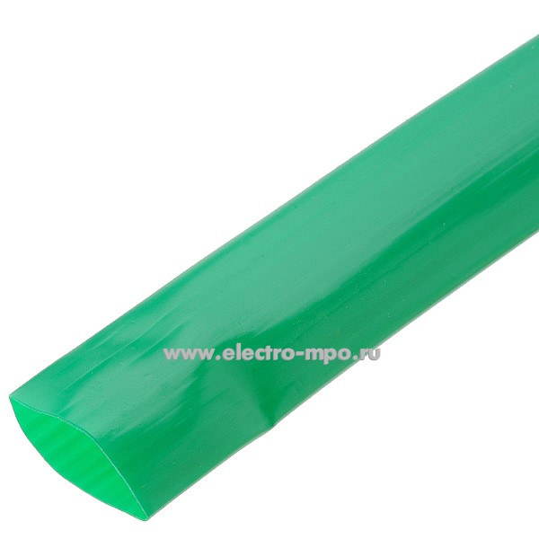 Т2836. Трубка ТУТ20/8 термоусаживаемая Dвнутр=20/8мм зелёная (Кобальт Соликамск)