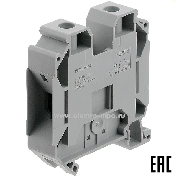 30615. Б0615 Клемма NSYTRV352 винтовая серая 35мм2 125А 1000В ширина 16мм (Schneider Electric)
