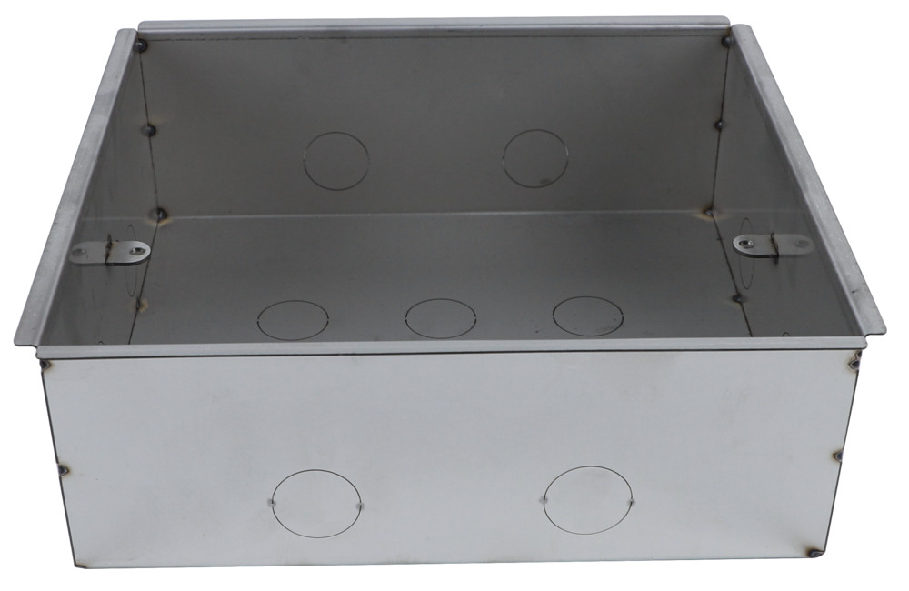 М90. Коробка монтажная MultiDesk MDK10312 в бетонный пол для люка на 12 модулей, сталь (System Electric)