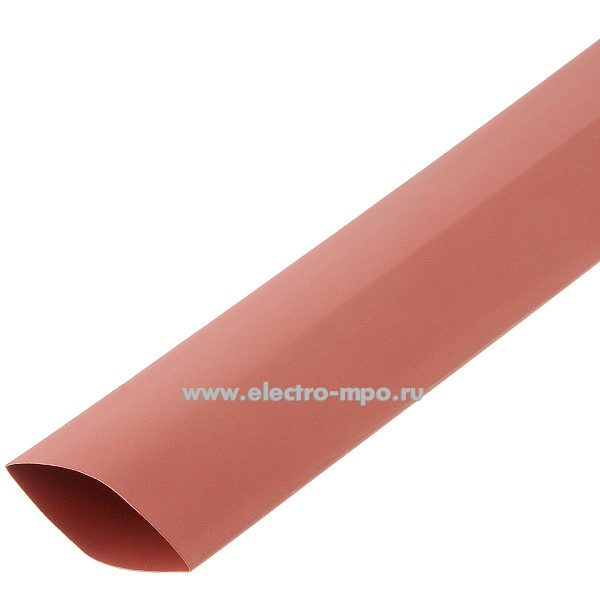 Т28. Трубка 102171 ТУТнг-LS-50/25  термоусаживаемая красная  ("КВТ" Калуга)