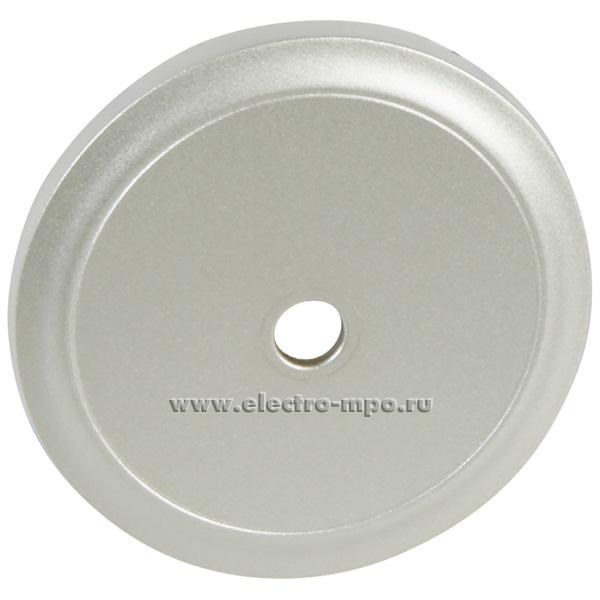 Ю6741. Накладка Celiane 068517 розетки aудио тип Jack 3,5 титан (Legrand)
