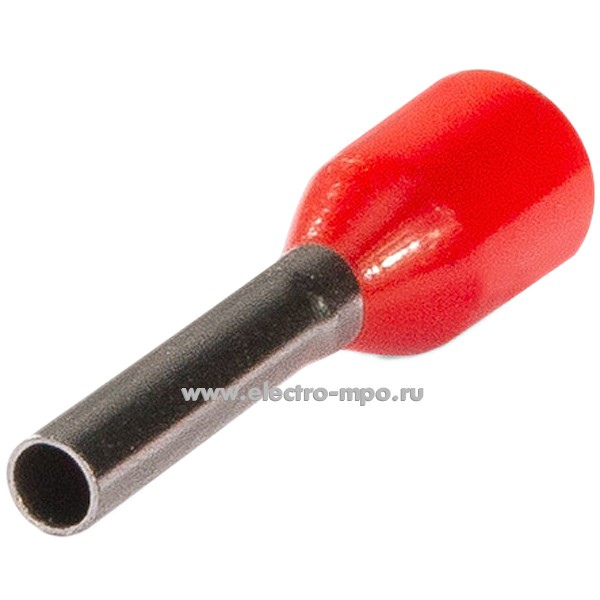 Г39. Наконечник 103199 НШВИ 1,0-8 втулочный изолированный серия ЕВРО (КВТ)