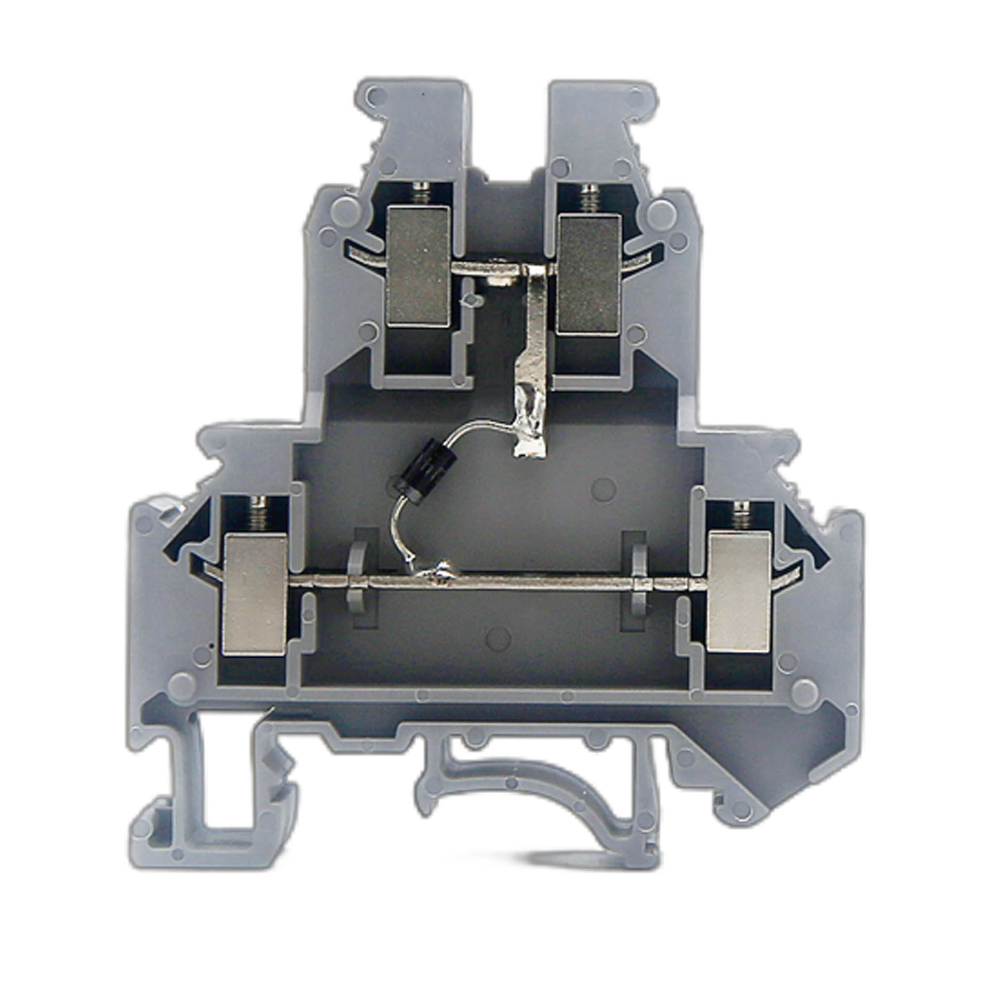 К22. Клемма GUR-D-A со встроенным диодом, двухуровневая, один диод между верхним инижним  (ДКС)