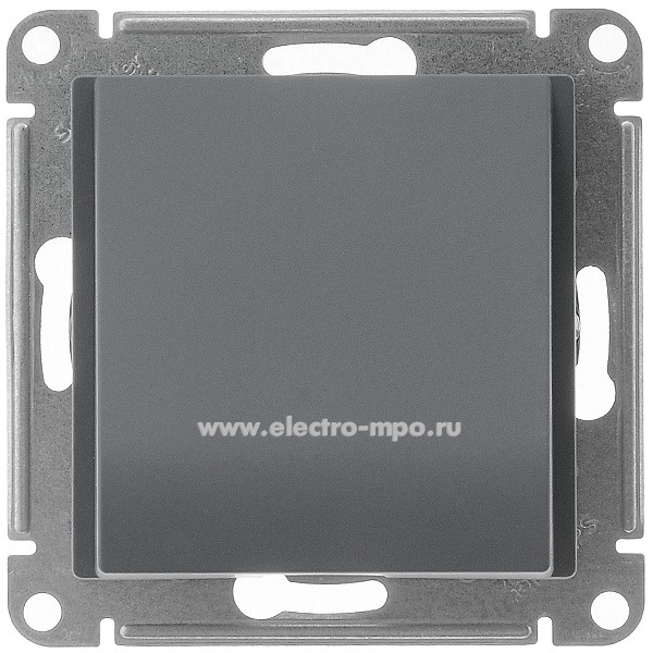 Ю4756. Вывод AtlasDesign ATN000799 кабелей декоративный с суппортом с/п грифель (Systeme Electric)