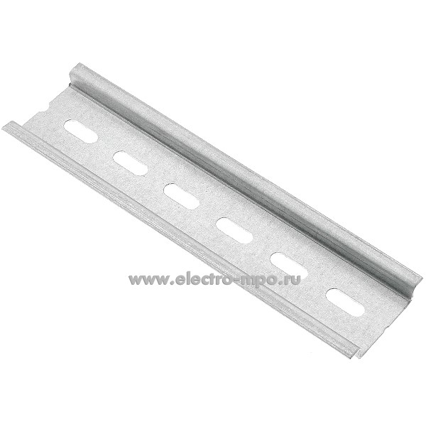 Б2522. DIN-рейка 12-8013  7,5х35х130мм перфорированная оцинкованная металлическая (REXANT)