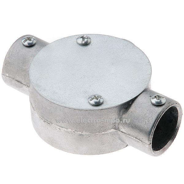 К1265. Коробка TWOWAY 3/4" распаечная 2 ввода алюминиевая зажим винтом (Китай)