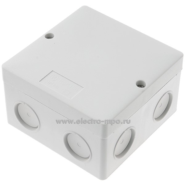 К1659. Коробка KSK 100_KA HF распаеч. пластиковая с мембранами 101х101х62мм IP66 серая (Kopos Kolin Чехия)