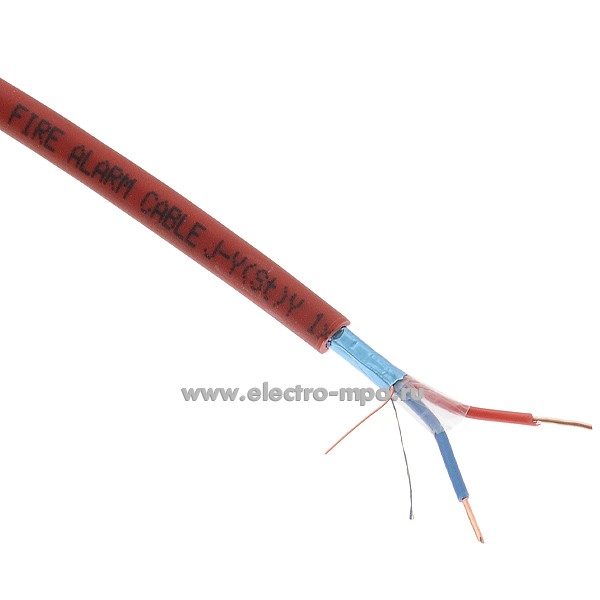 П6442. Кабель RED J-Y(St)Y Lg 1х2х0,8 мм 33035 ГОСТ экр. Dн=4,50 мм, Р=0,038 кг/м (Helukabel Германия)