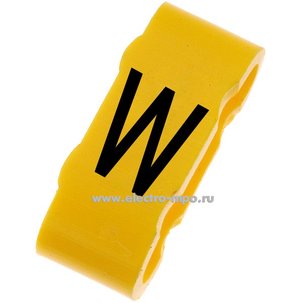 М35. Маркер на кабель PK+20004SV40.W для держателя POH/PKH символ "W" (Partex)