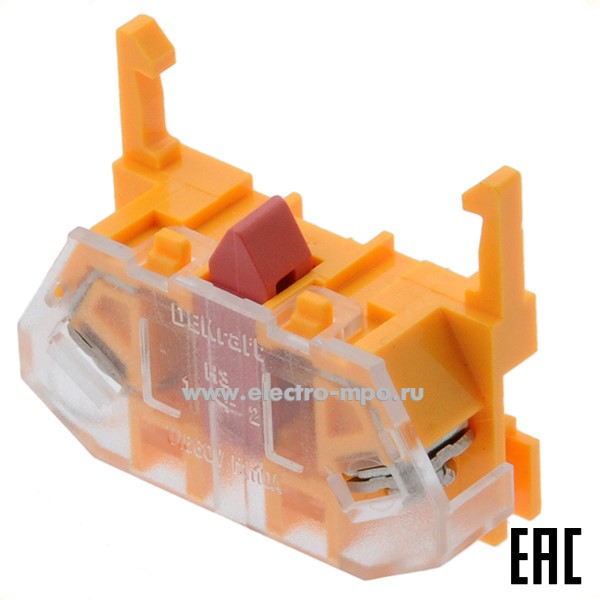 А6163. Блок контактный ДК22-01 25101DEK 1р для выключателей серий ВК-22, ПЕ-22 (DEKraft)