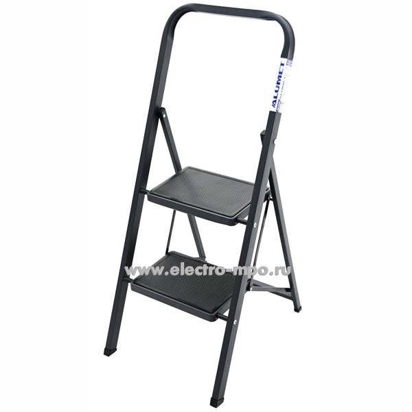 В6230. Стремянка МК 802С бытовая стальная 2 ступени (Алюмет Россия)