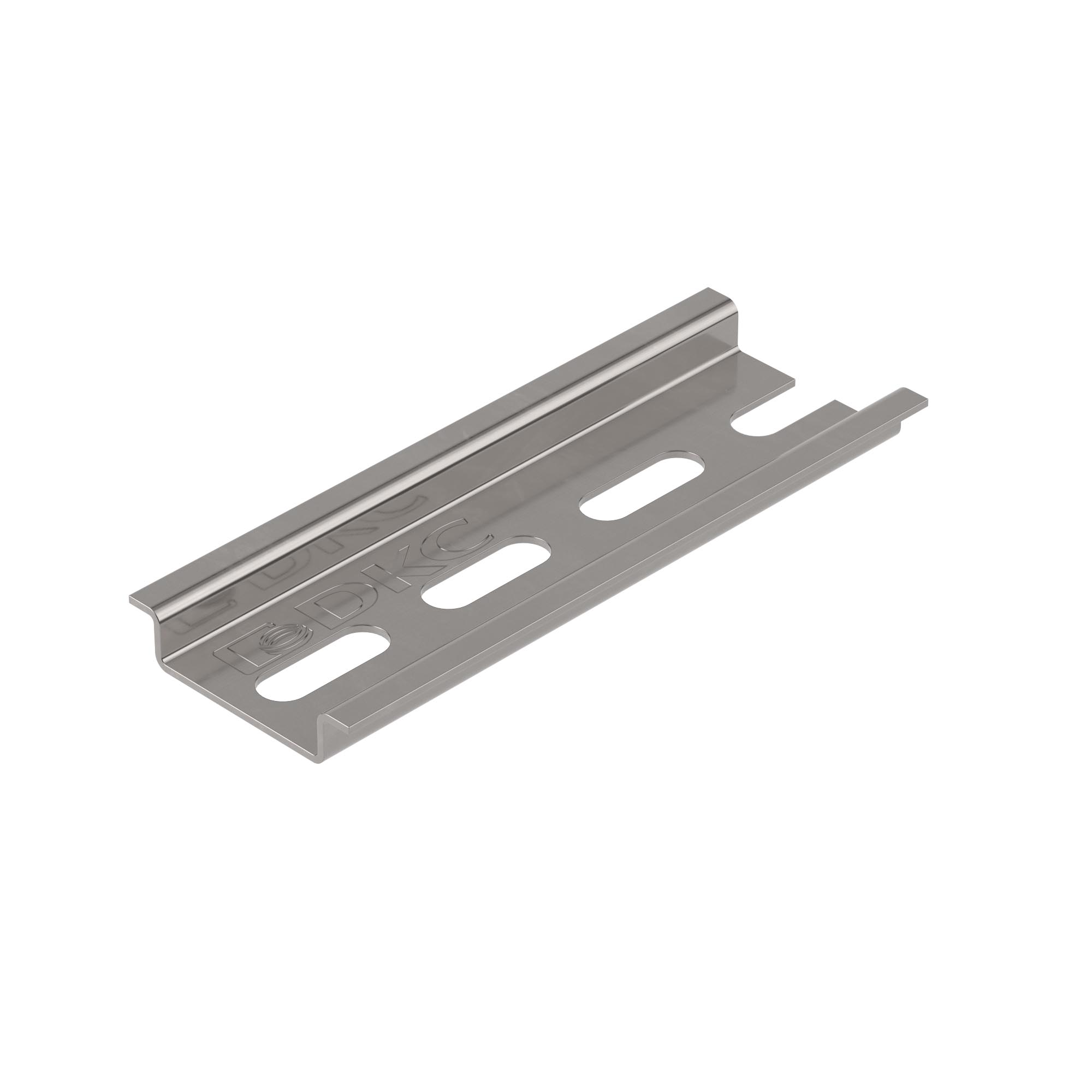 Б25. DIN-рейка 02140RSS из нержавеющей стали, перфорированная OMEGA 3F, L-2000мм  (ДКС)