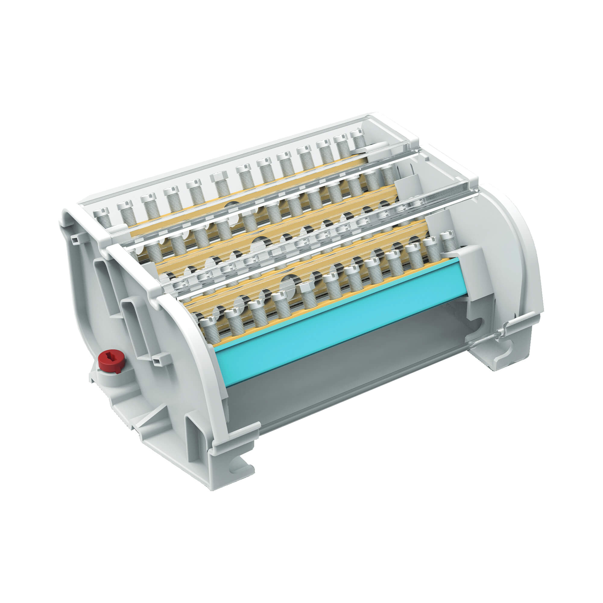 Э16. Блок BD160134 распределения многополюсный 4 полюса, 160А 1/95кв.мм,  (ДКС)
