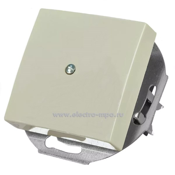 Ю8745.  Накладка Basic 55 2527-92-507 2CKA001710A3773 с суппортом для вывода кабеля слоновая кость (