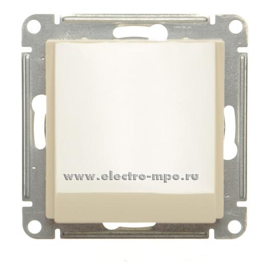 Ю4084. Вывод кабеля AtlasDesign ATN000299 декоративный с суппортом с/п бежевый (Systeme Electric)