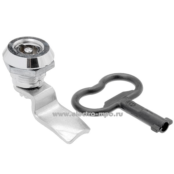 Б2853. Замок ЗЧМ2051066КП H=28мм под спец. ключ с пластиковым ключом IP65 (Тризам)