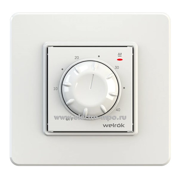 П9801. Терморегулятор Welrok rtp механический Т=10…40 град.С 16А 220В (Велрок Россия)